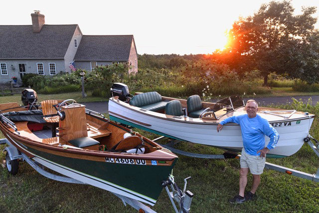 Peeler Skiff & Rhode Runner Runabout, built Steve C. in Leland, MI