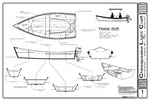 Peeler Skiff plans drawing Thumbnail
