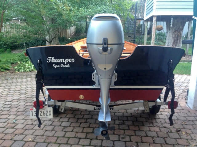 Custom Vinyl Boat Lettering - White