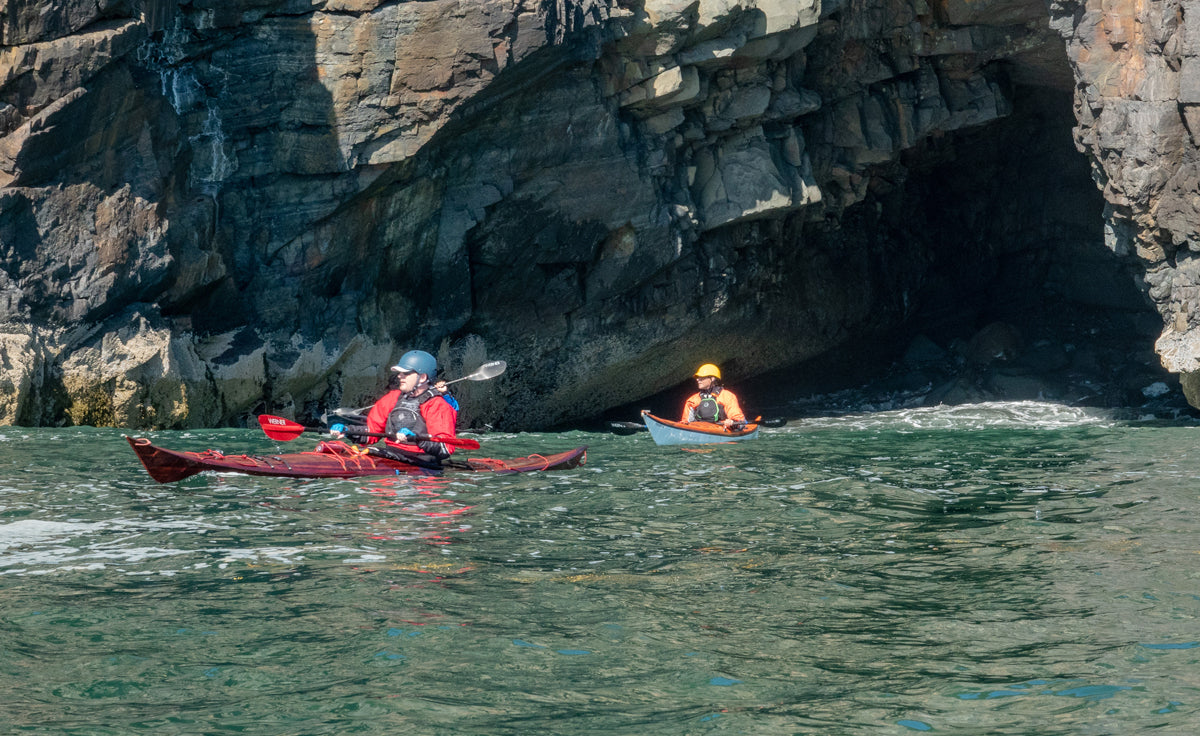 Petrel strip-planked sea kayak
