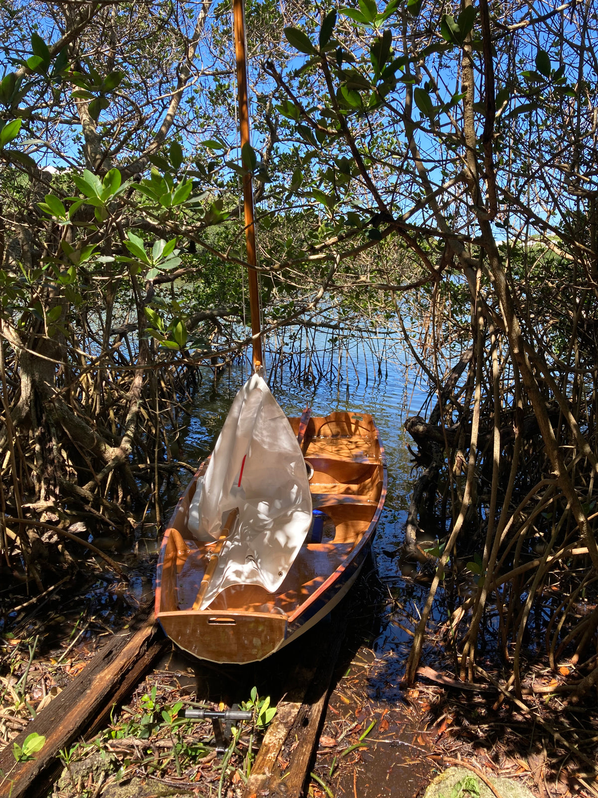 Passagemaker Dinghy built by Ian P, in Bermuda