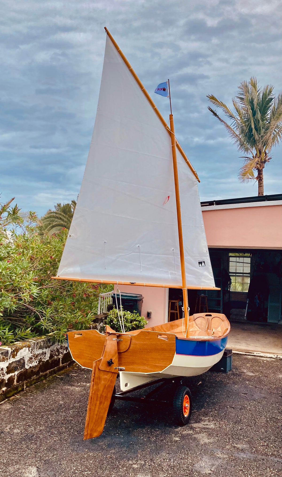 Passagemaker Dinghy built by Ian P, in Bermuda