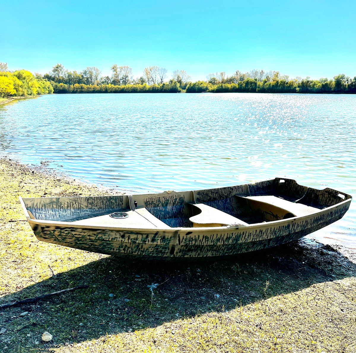 Passagemaker Dinghy Take-apart with custom camo paint job, built by John W.