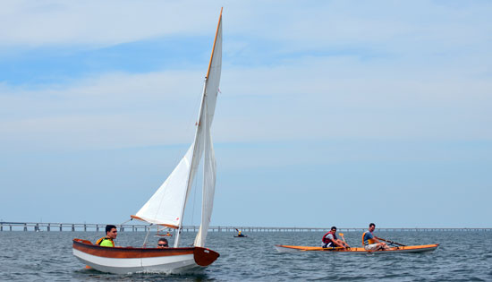 Passagemaker Dinghy Take-apart sailing Okoumefest 2012