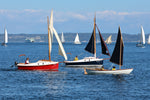 PocketShips and Skerry during sailout of the 2016 Wooden Boat Festival in Port Townsend, WA. Thumbnail