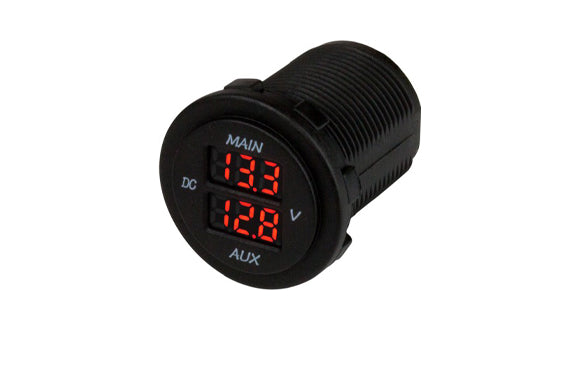 Round Digital Volt/Amp Meter