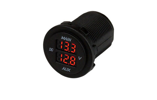 Round Digital Volt/Amp Meter