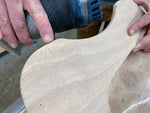 Marking the wood parts in the Rug Runner kit for a roundover. Thumbnail