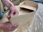 Stitching the bow of the Rug Runner kit.  Thumbnail