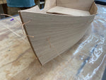 Stitching the bow of the Rug Runner kit.  Thumbnail