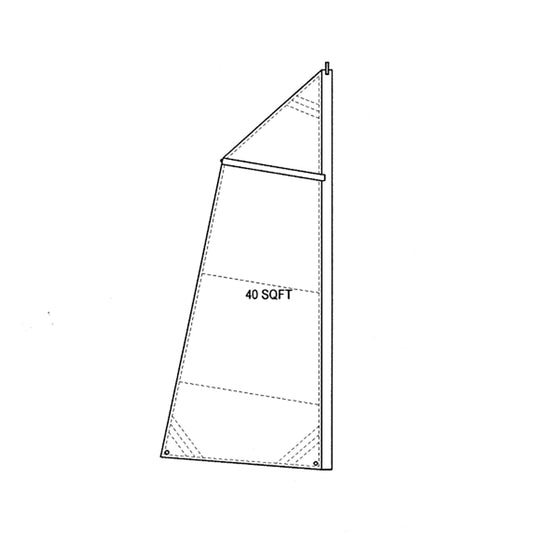 CLC SailRig 40 sqft sail pattern