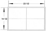 If you are building the Shearwater 16 Hybrid kayak indoors, make sure you have a window or door of this much room to get it outside when the hull is complete (measurements in inches). Thumbnail