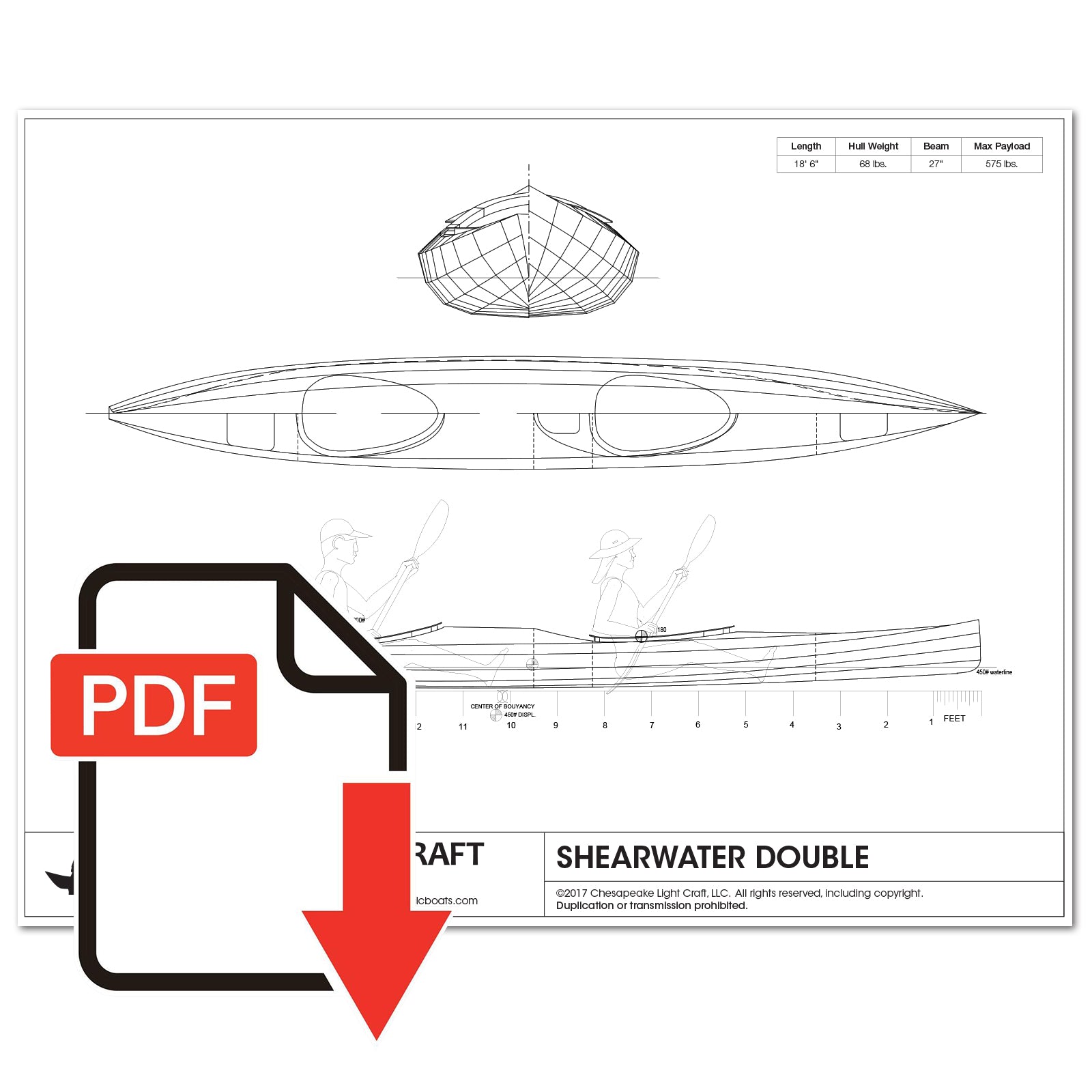 Shearwater Double Study Plans - Emailed PDF