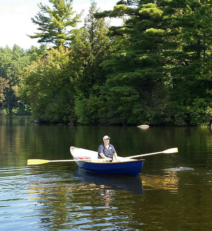 Skerry, "Ursa Minor" built by Lee T, seen on the Connecticut River
