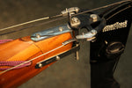 Smart Track Toe Pilot Rudder System being installed on a Guillemot kayak using the V-mount rudder bracket. Thumbnail