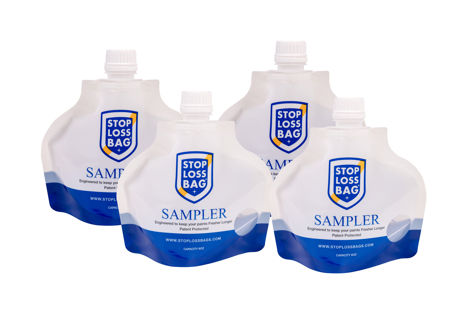 StopLossBag's SAMPLER (6oz) 4-Pack Option.