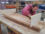 Surge Coastal Rower being stitched during hull assembly Thumbnail