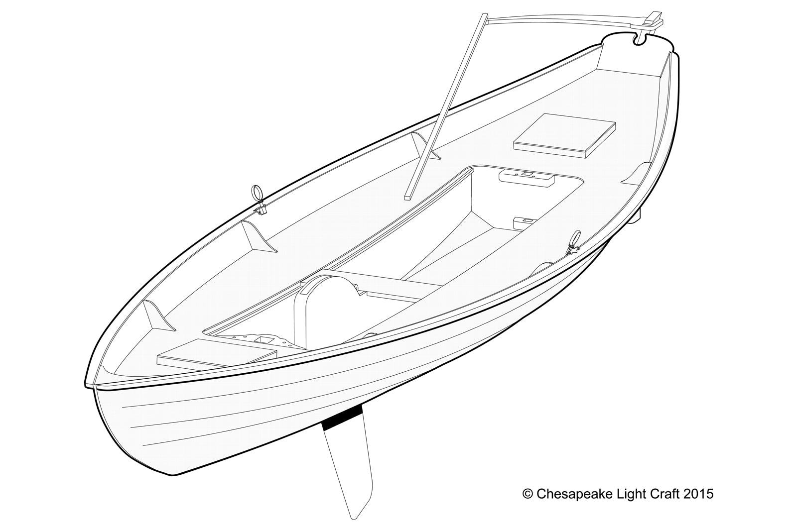 Southwester Dory 3D perspective