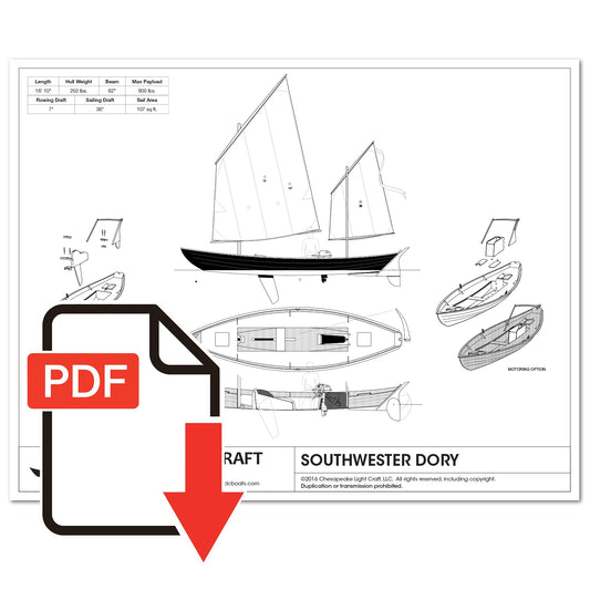 Southwester Dory Study Plans - Emailed PDF