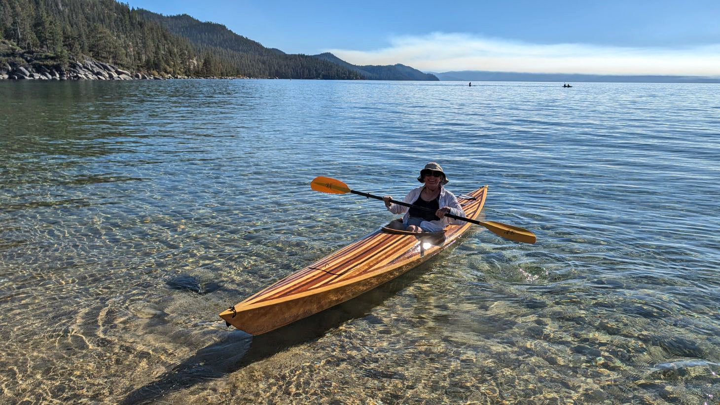Shearwater Sport Hybrid built by Bruce R, Sand Harbor, Lake Tahoe, NV