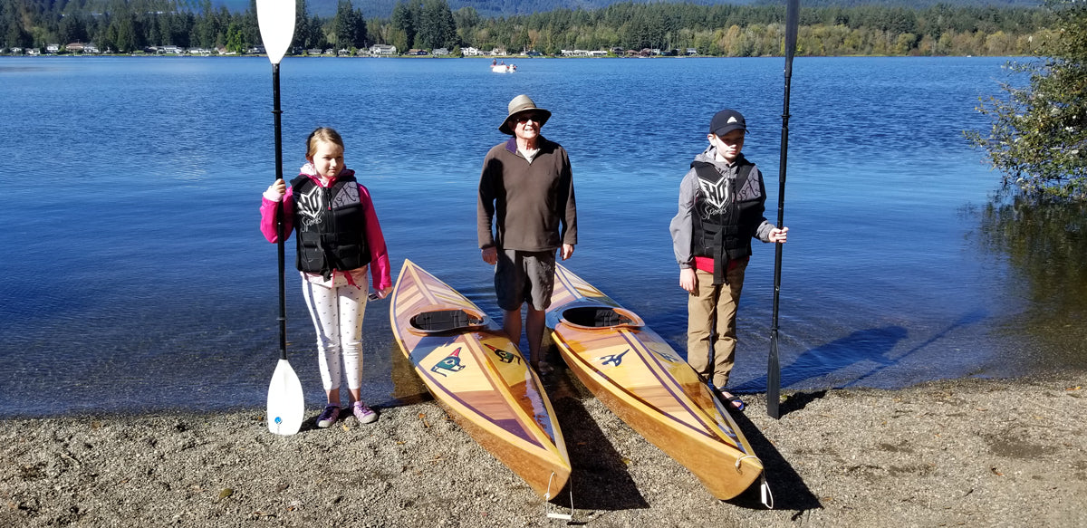 Shearwater Sport Hybrids built for Finnegan and Windsor by their grandparents.
