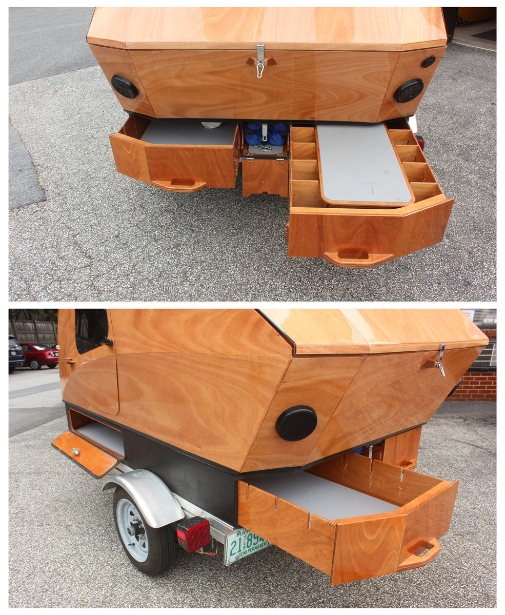 CLC Teardrop Camper Integrated Cargo Carrier - Complete Kit