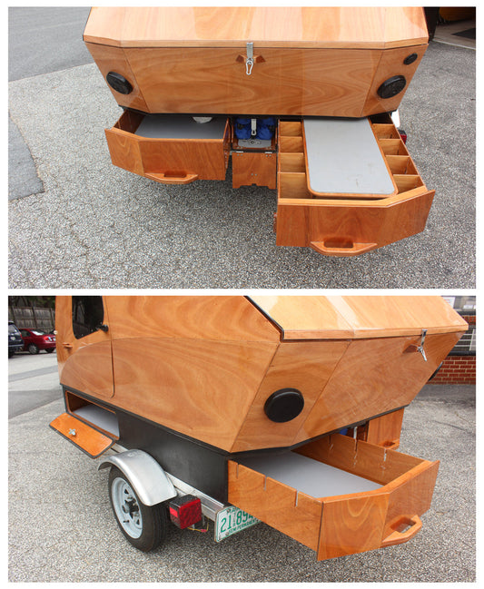 CLC Teardrop Camper Integrated Cargo Carrier - Complete Kit