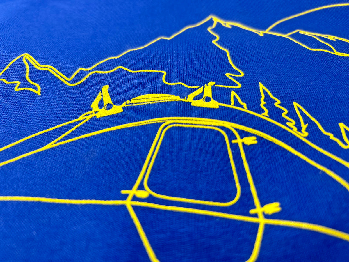 Teardrop Camper "Build Your Own Adventure" Long Sleeve Tee