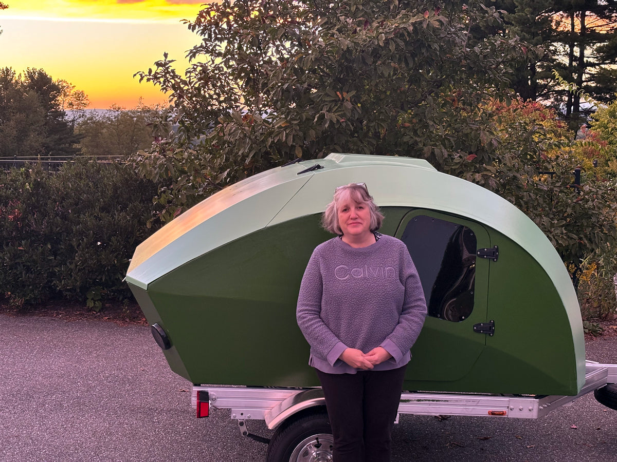 Teardrop Camper, "The Precious" built by Chris & Amy T.