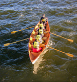 The CLC Rowing Team rowing on the Severn River with Nicky S. as coxswain. Thumbnail