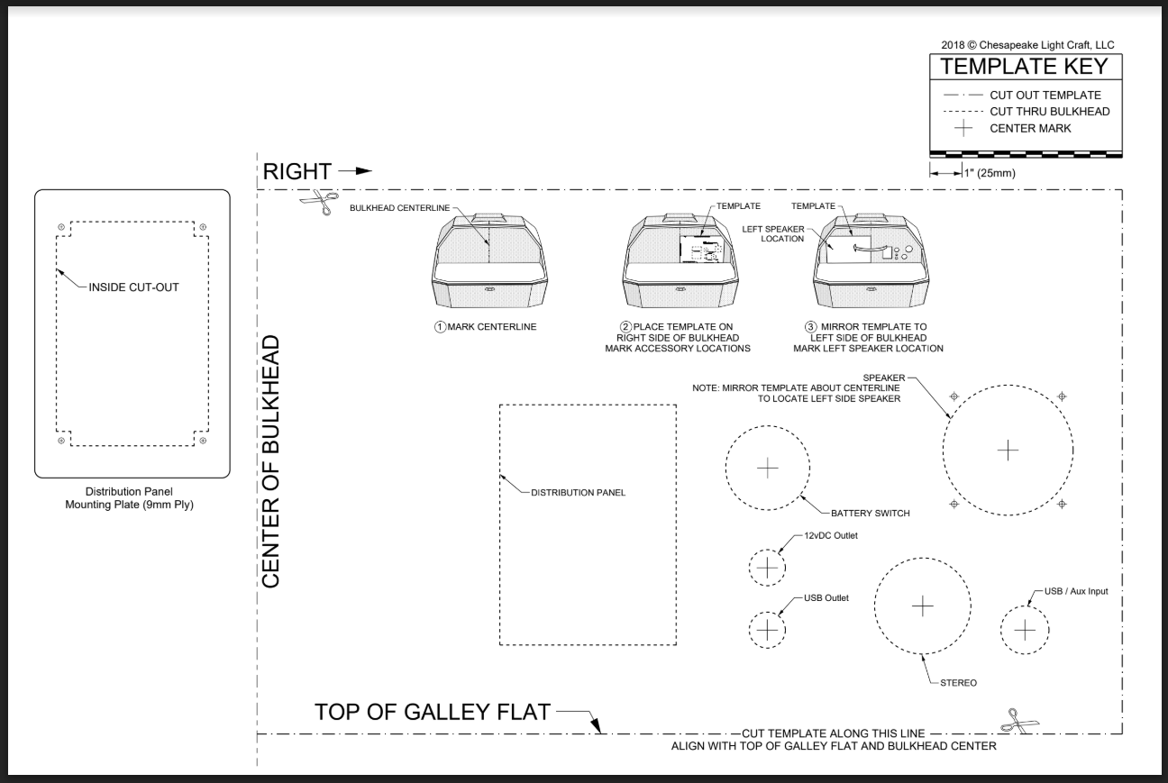 CLC Teardrop Camper Electric Template