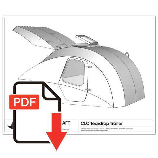CLC Teardrop Camper Study Plans - Teardrop Camper (Emailed PDF)