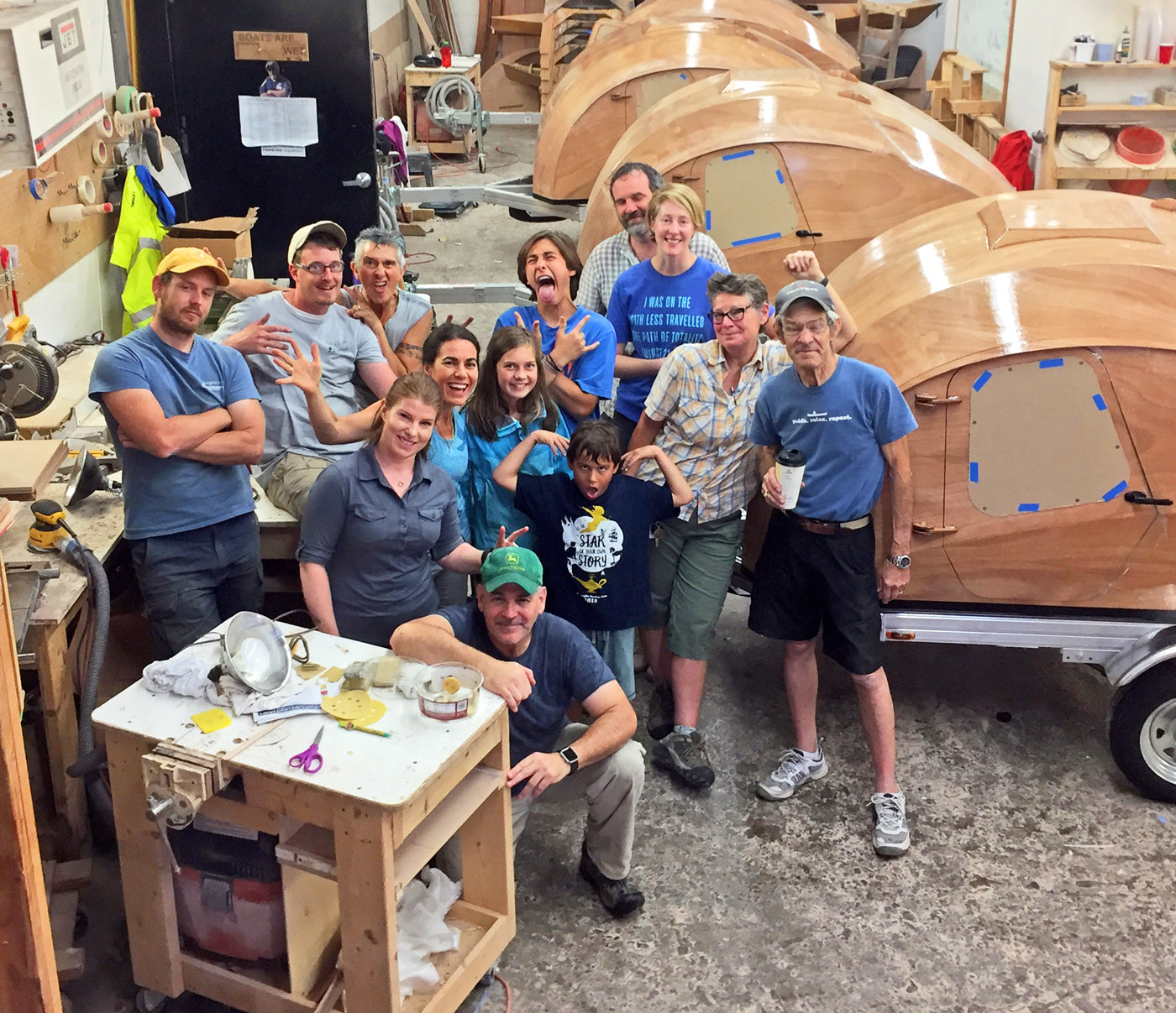 Take a class at CLC and build your own Teardrop Camper in a week.