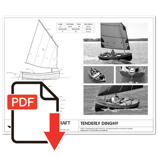 Tenderly 10-foot Dinghy Study Plans - Emailed PDF