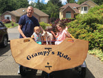 Custom Vinyl Boat Lettering - Dark Blue Thumbnail