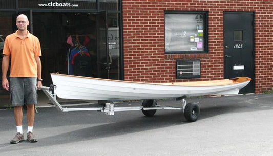 Annapolis wherry on a Trailex Dolly