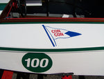Custom Vinyl Boat Lettering - Green Thumbnail