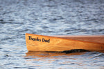 Custom Vinyl Boat Lettering - Dark Blue Thumbnail