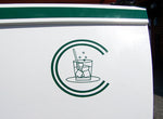 Custom Vinyl Boat Lettering - Green Thumbnail