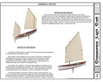 Page 2 of the Plans Set for the Waterlust Sailing Canoe shows two rig configurations. Thumbnail
