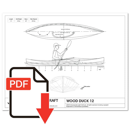 Wood Duck 12 Study Plans - Emailed PDF