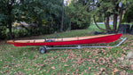 Annapolis Wherry Tandem on a Trailex Adjustable Hand Dolly Thumbnail