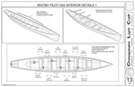 Whitby Pilot Gig interior detail drawing Thumbnail