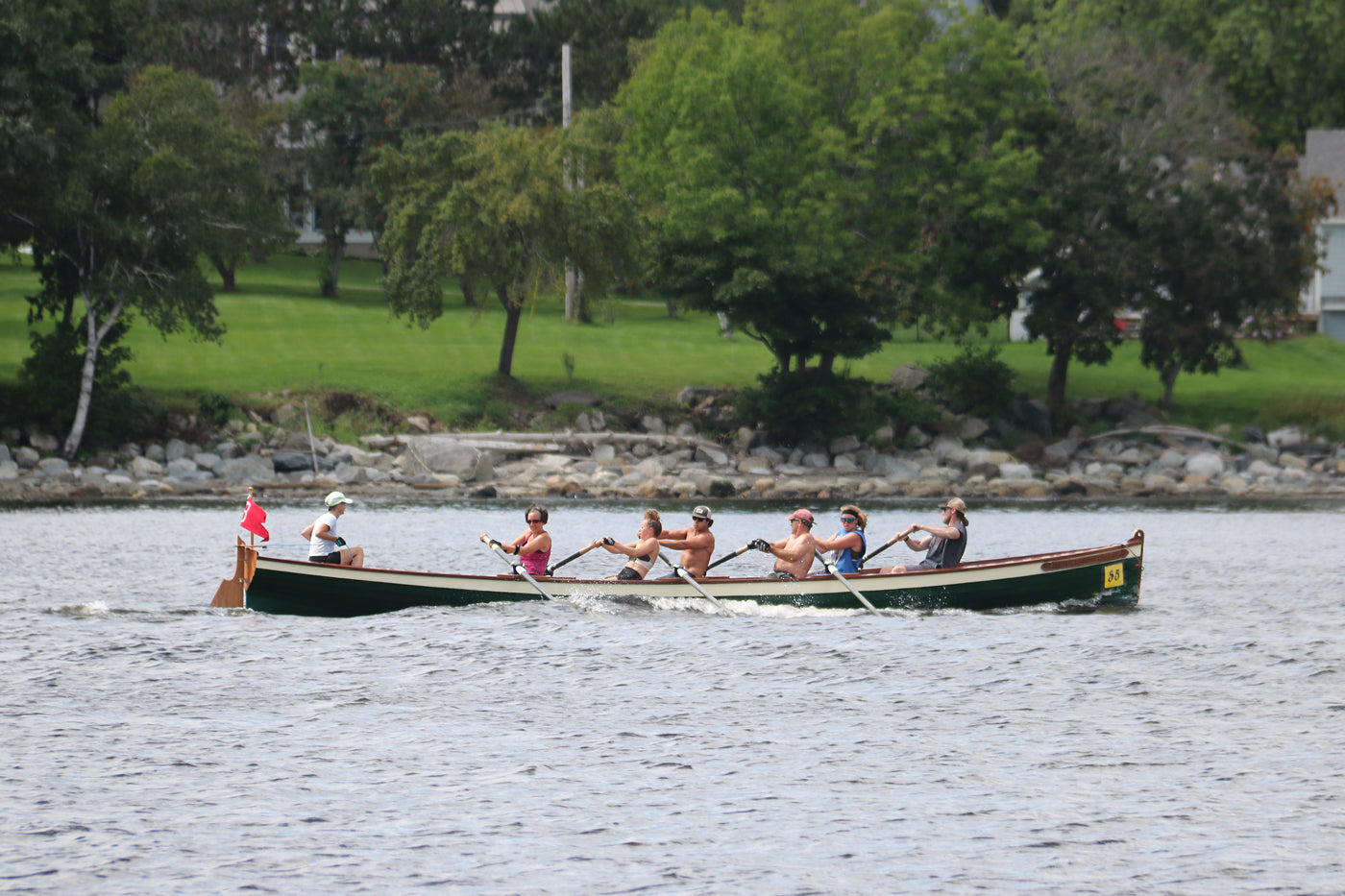 Whitby Pilot Gig in Maine regatta