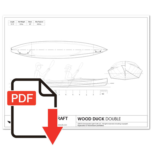 Wood Duck Double Study Plans - Emailed PDF