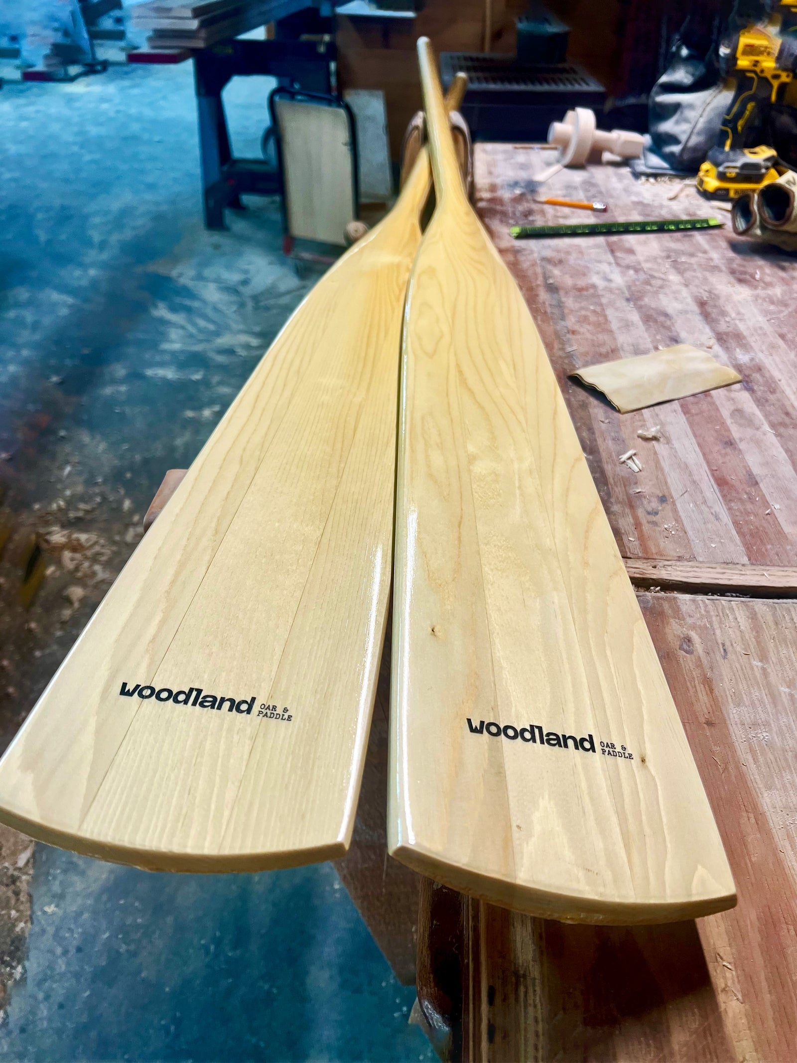 Utility Oars by Woodland Oar & Paddle
