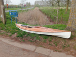 Wood Duck 12 kayak with an Okoume plywood deck, built by Phillip V. in Belgium  Thumbnail