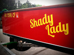 Custom Vinyl Boat Lettering - Yellow Thumbnail