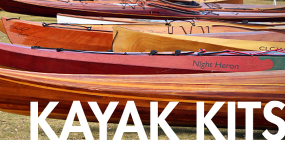 Wooden Kayak Kits: Recreational, Touring, Performance & Sea Kayaks --  Chesapeake Kayaks, Shearwater Kayaks, Guillemot Kayaks, Wood Duck Kayaks,  Pax Kayaks, Arctic Hawk Kayak Kits
