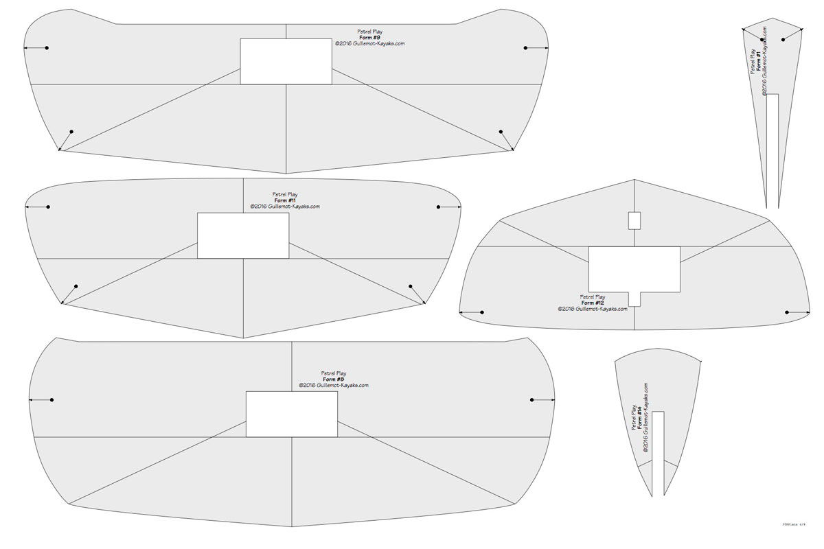 Guillemot kayaks чертежи